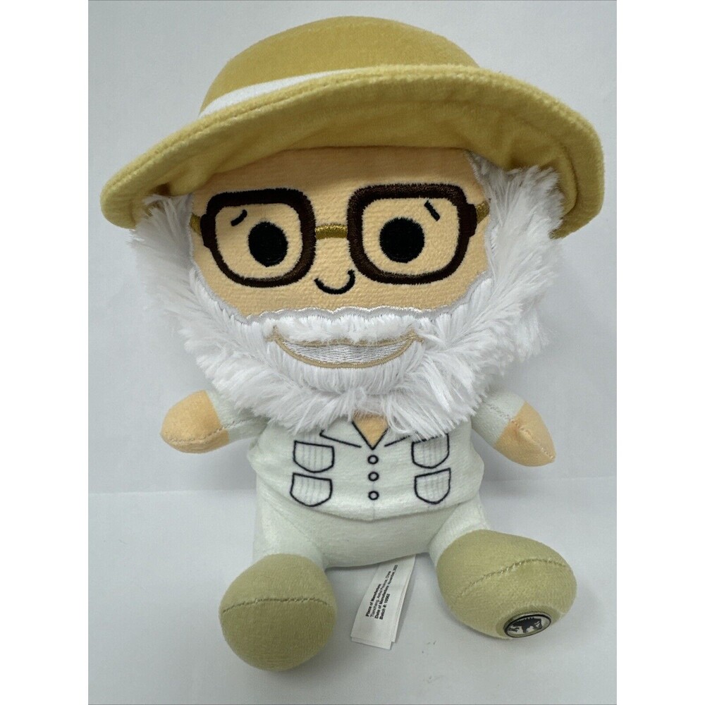 Dr. John Hammond Plush Jurassic Park  6" SITTING  TOY FACTORY stuffed soft